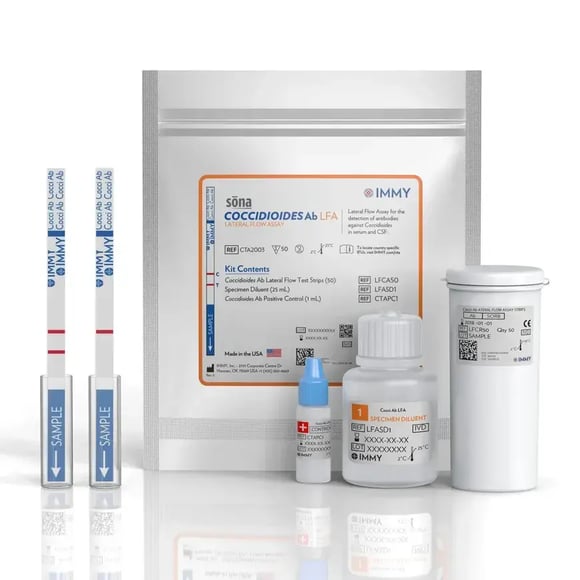 Coccidioides Valley Fever Test: Rapid IMMY LFA Detection